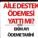 Aile nafakası ödemesi ne zaman ödenecek (Ekim 2024) | Aile destek programı uygulandı mı? Bakan Göktaş açıkladı! İşte ekim ayı aile nafakası ödeme talebi için e-Devlet ekranı!