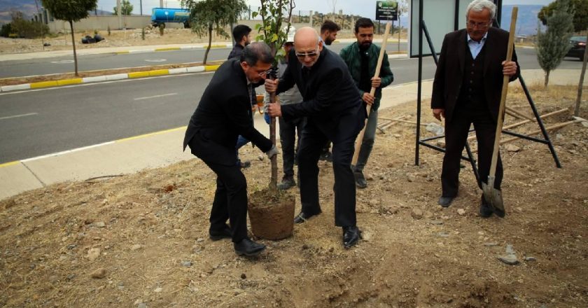 Şırnak Üniversitesi kampüsüne 1400 fidan dikildi