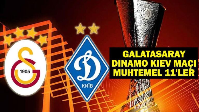 Galatasaray-Dinamo Kiev maçının takımı için olası 11!