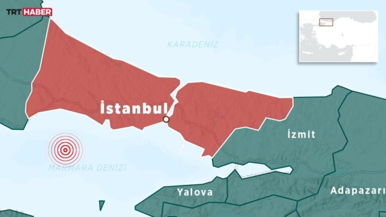 Marmara Denizi'nde 3,6 büyüklüğünde deprem