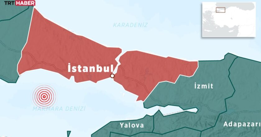 Marmara Denizi'nde 3,6 büyüklüğünde deprem