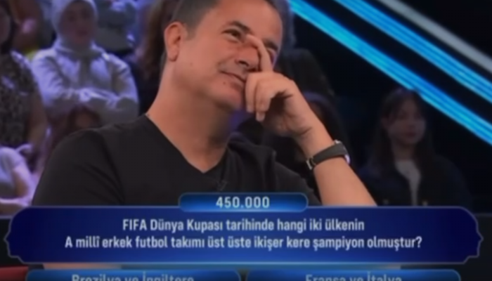 Acun Ilıcalı katıldığı yarışma programında futbol bilgisiyle şov yaptı! 1930’dan bu yana tüm şampiyonları ezbere saydı