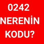 242 hangi şehrin alan kodu? 0242 nerenin telefon kodu? – Son Dakika Türkiye Haberleri