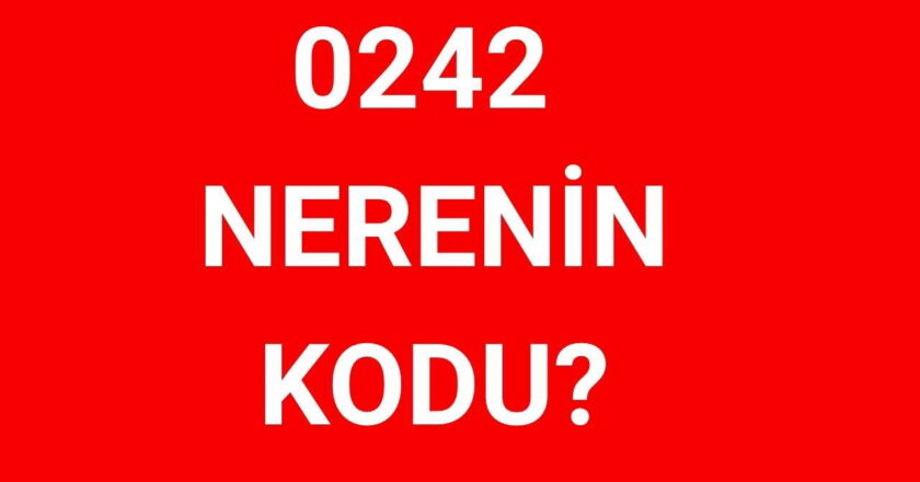 242 hangi şehrin alan kodu? 0242 nerenin telefon kodu? – Son Dakika Türkiye Haberleri